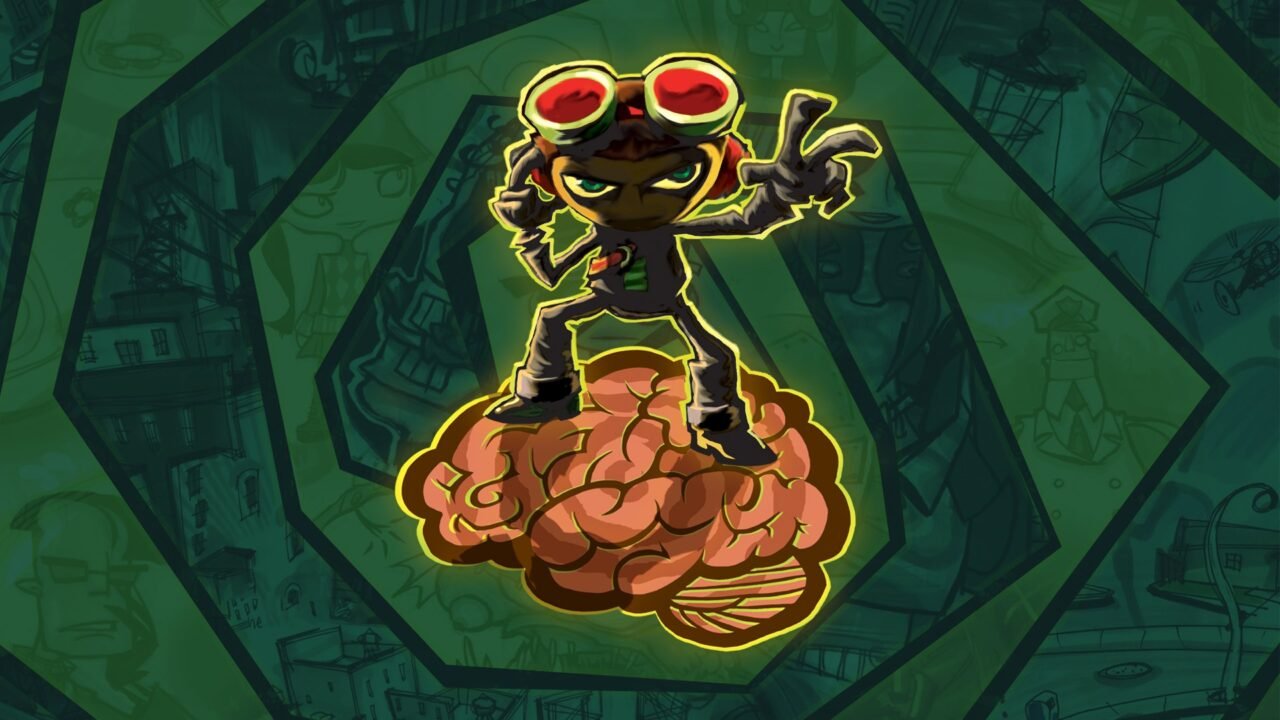 Psychonauts key art showing Raz, one of the original Xbox games spotted in Xbox achievement lists