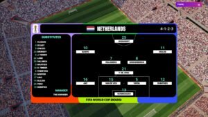 Football Manager 26 screenshot: A team formation screen