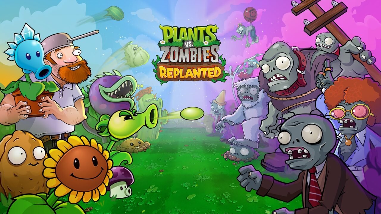 Plants vs. Zombies: Replanted key art