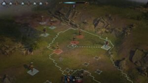 Wartales screenshot: A wide view of the region map and roads